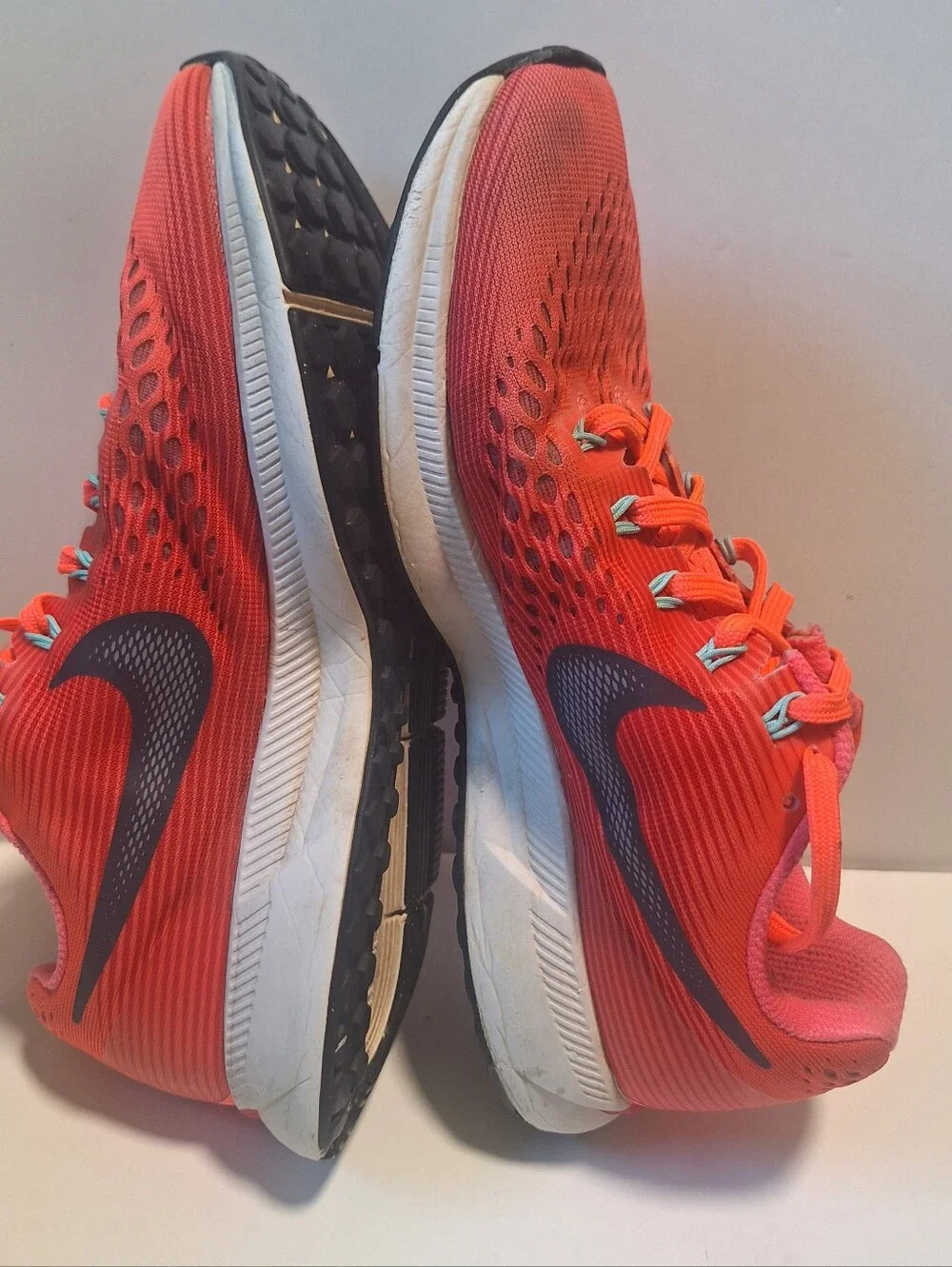 Nike Air Zoom Pegasus 34 Women's Size 9 Hot Punch Coral 880560-602 Read Descrip